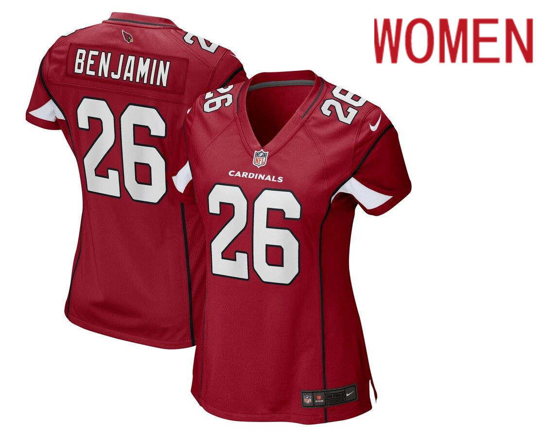 Women Arizona Cardinals #26 Eno Benjamin Nike Red Game NFL Jersey->women nfl jersey->Women Jersey